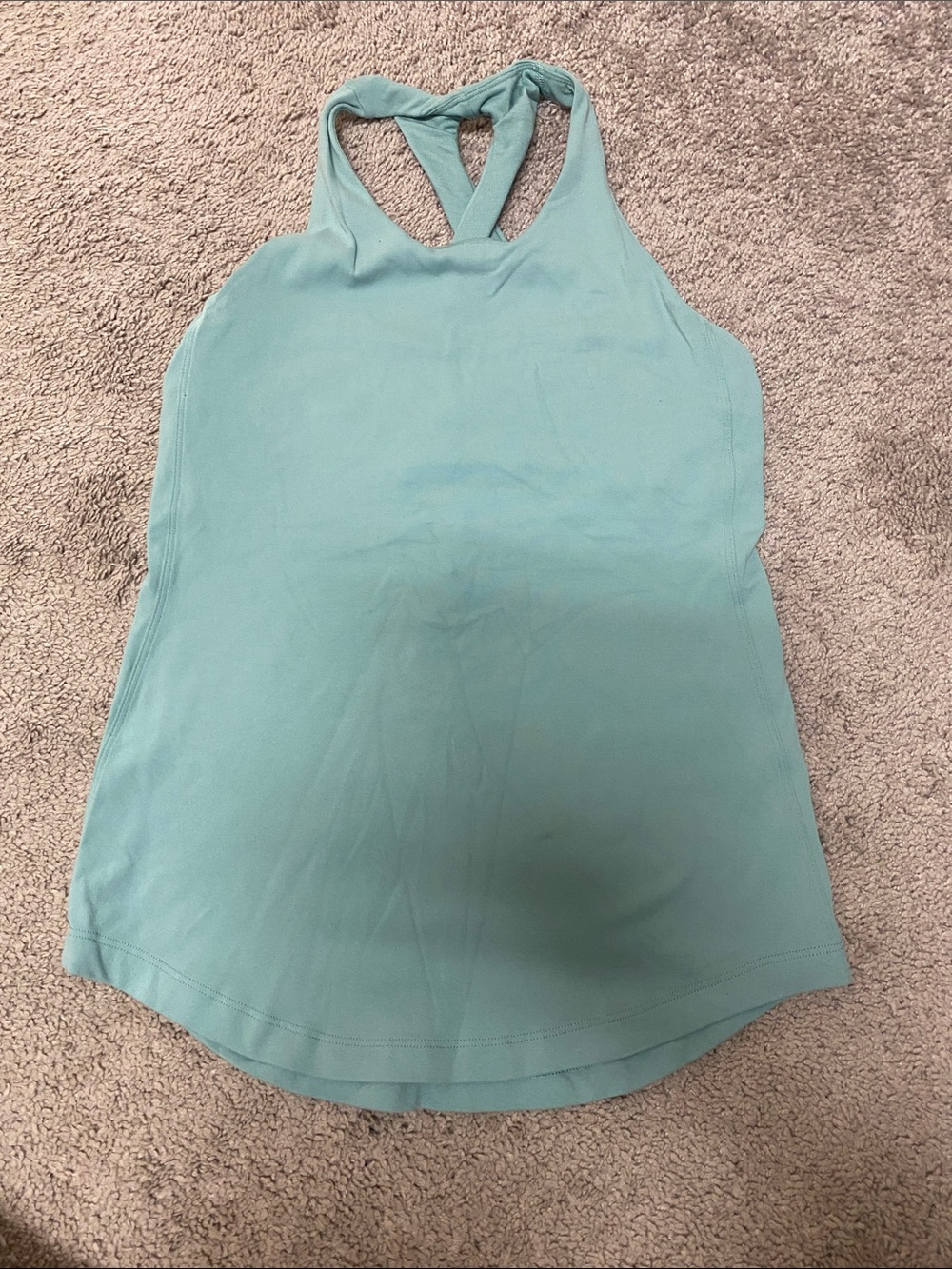 lululemon athletica Light Aqua Twist-Back Racer Tank